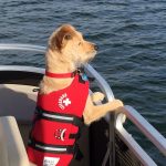 Augie on boat
